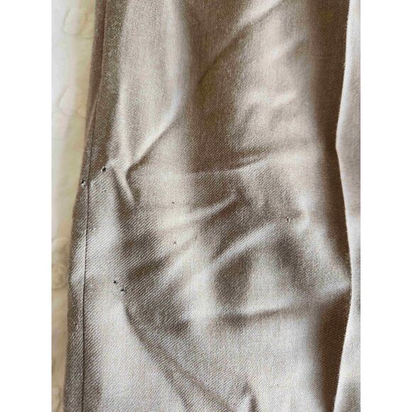 Nautica 36x32 oatmeal Brantley Wool Cashmere soft dress men's pants - Picture 8 of 9